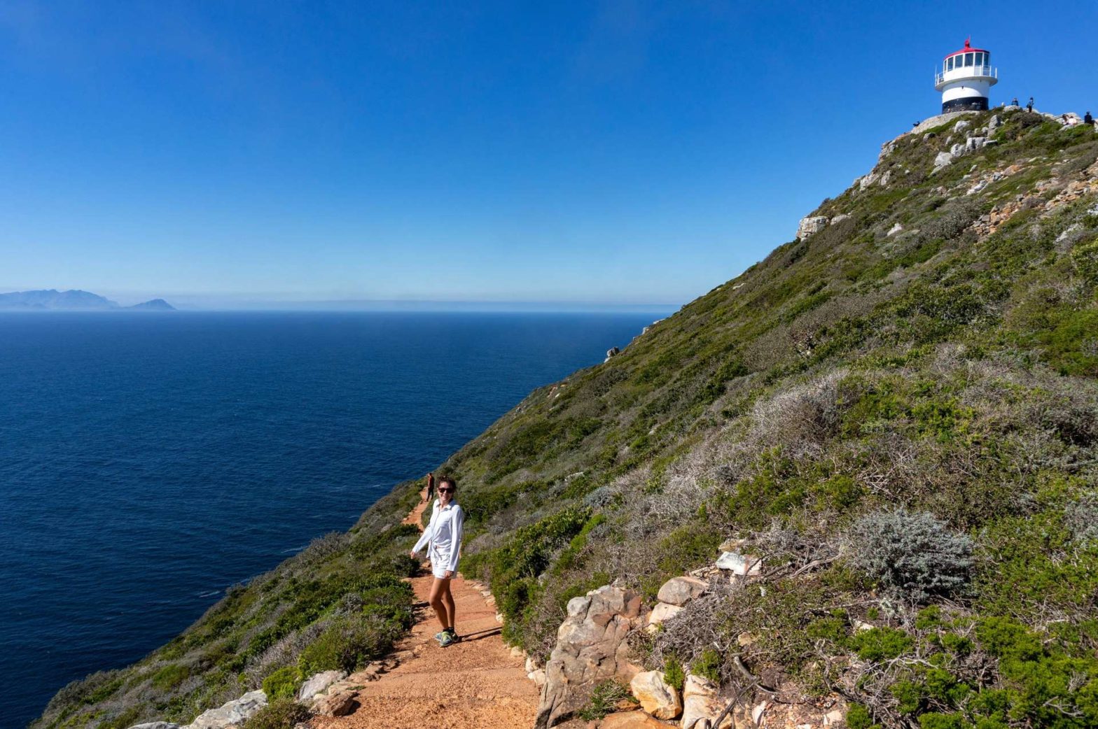 Cape Point trail to the new lighthouse.