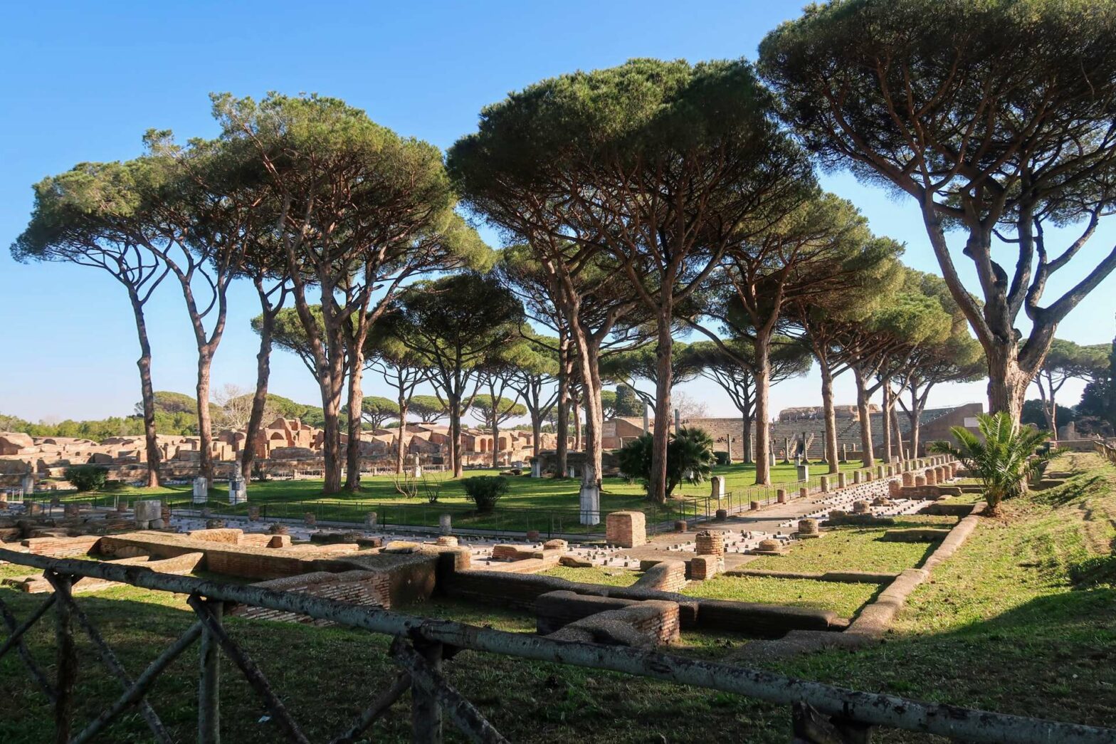 Roman Ruins at Ostia Antica near Rome, Italy