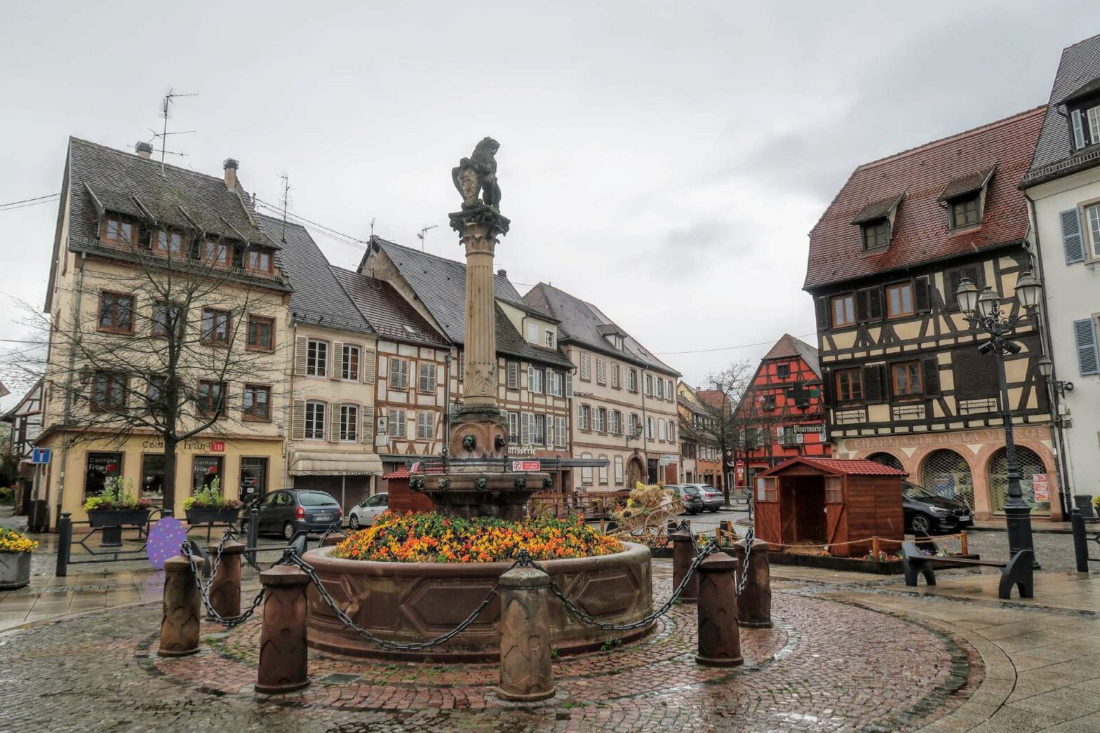 Molsheim town square, Alsace