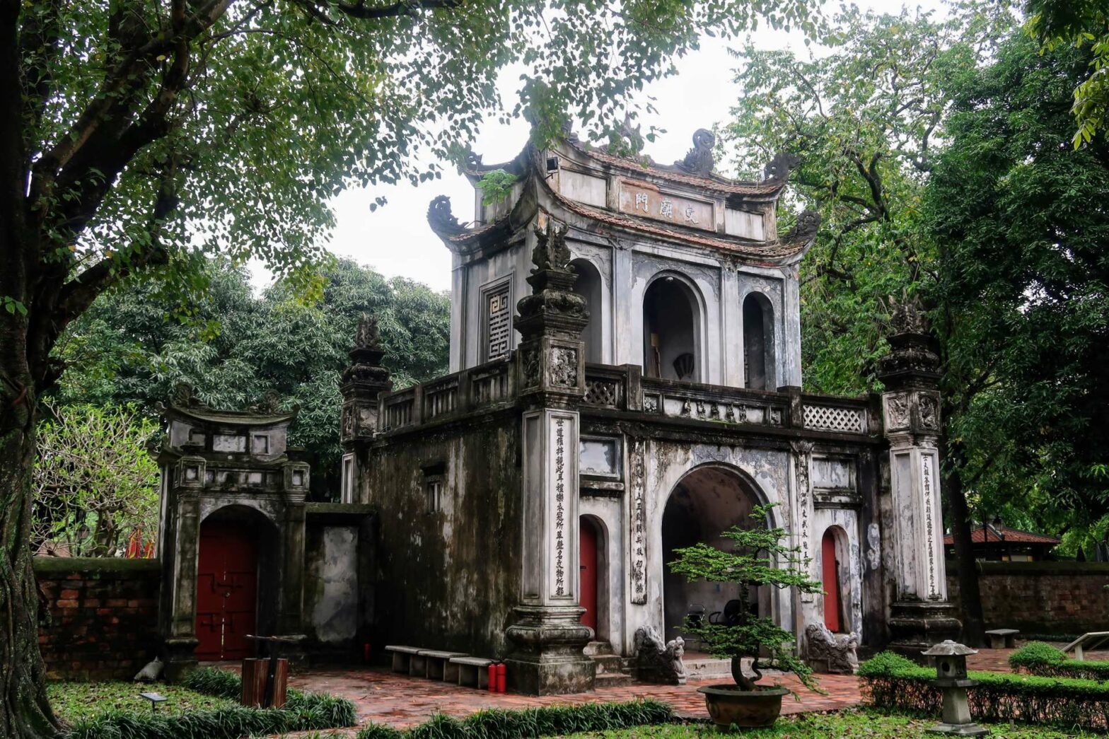 Temple of Literature, a stop on the Hanoi Walking Tour