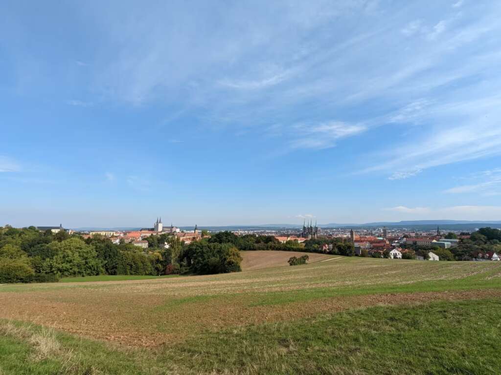 Walking to Altenburg Castle from Bamberg