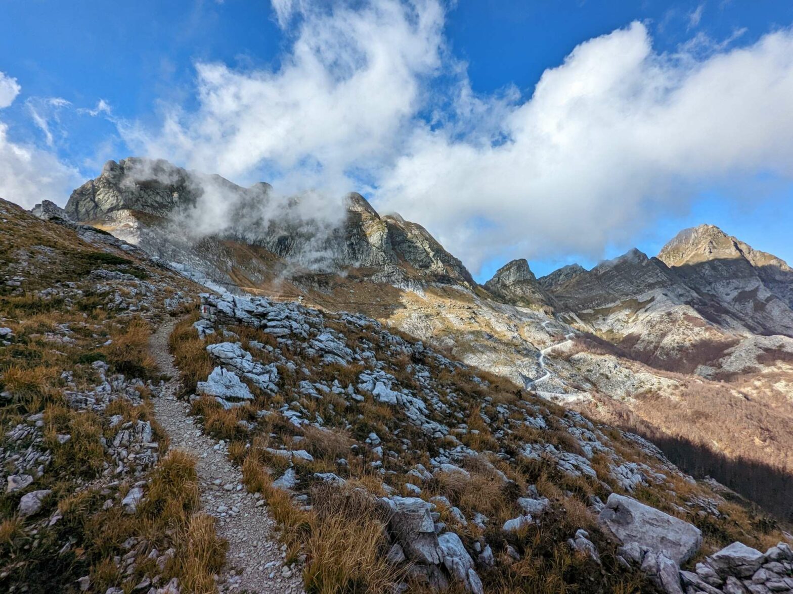 Hiking in the Apuan Alps