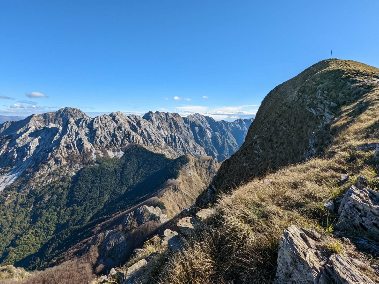 Monte Sagro mountain in the Apuan Alps