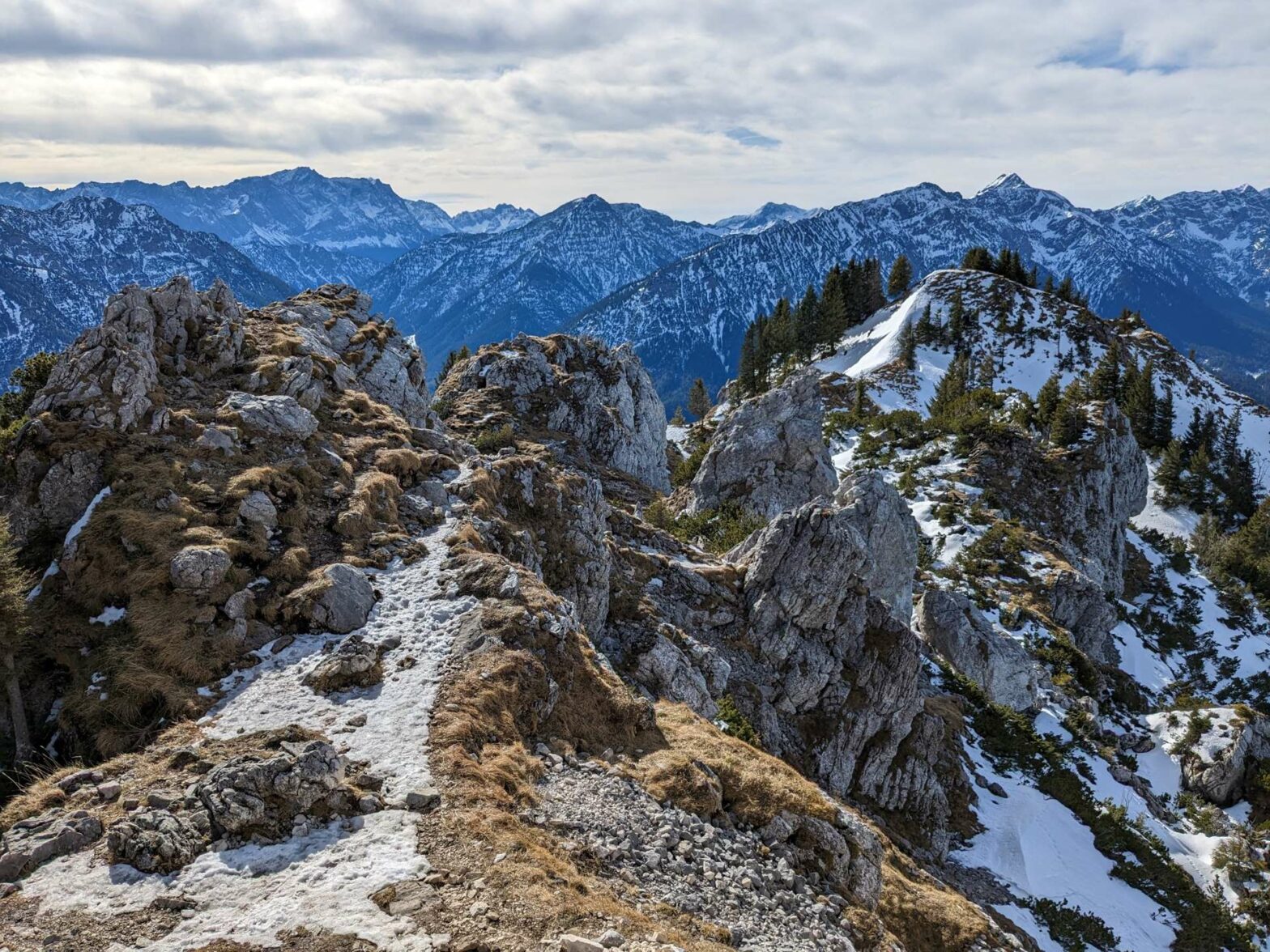 Teufelstättkopf Peak in the Bavarian Alps