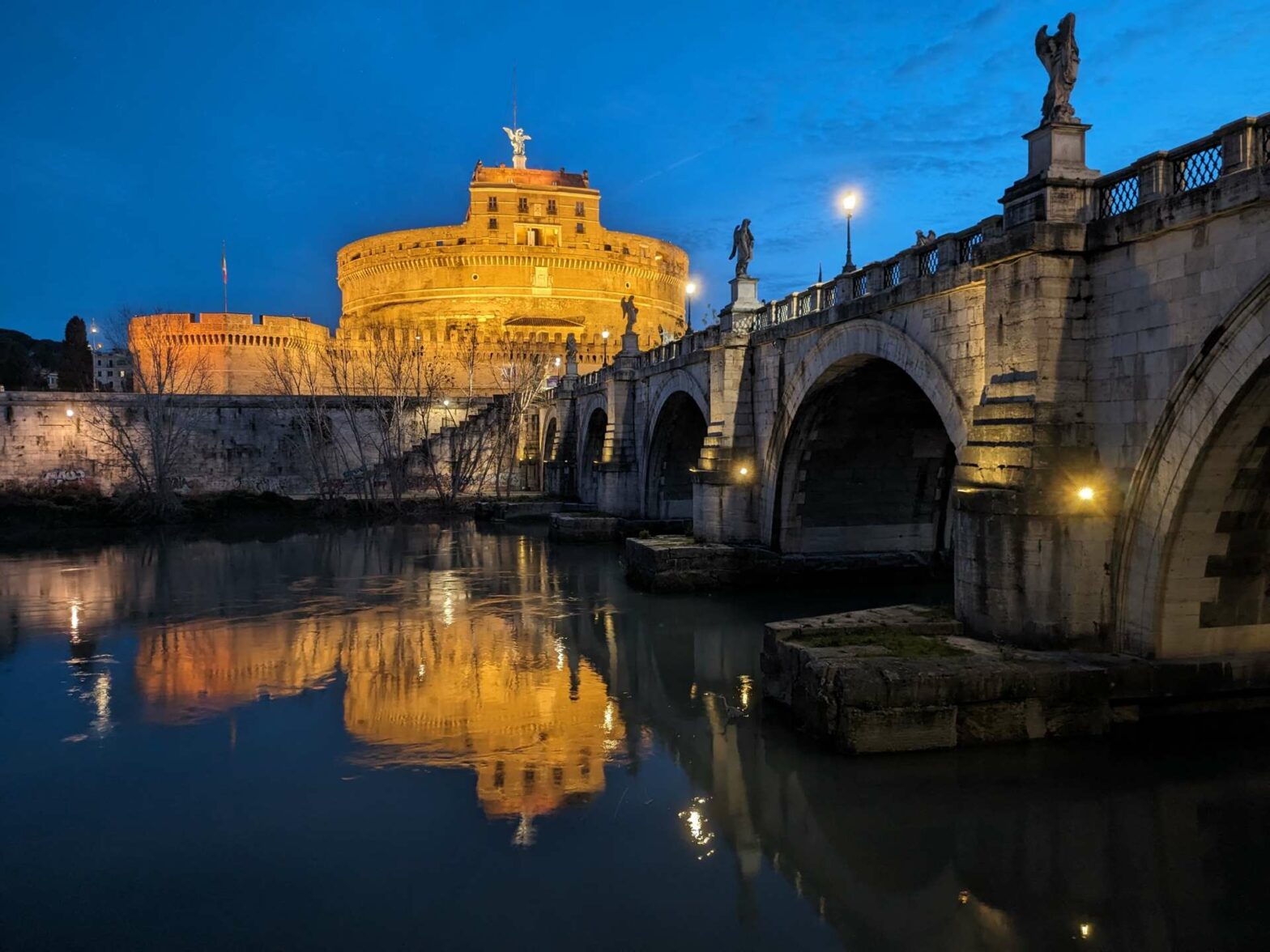 Castel Sant'Angelo at Nighttime