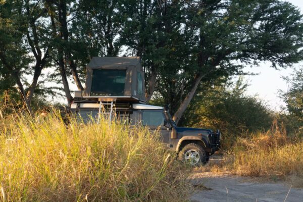 Camping in Botswana